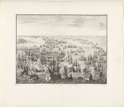 Den spanske armadas forlis i 1588, ca. 1680 af Jan Luyken