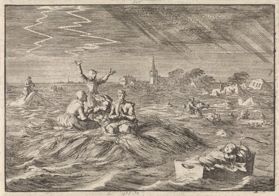 Oversvømmelse i Groningen, 1686 af Jan Luyken