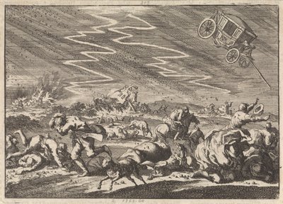 Kraftig tordenvejr ved Donsenhausen i Thuringen, 1674 af Jan Luyken