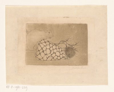 Mus, skal og tidsel af Jan Mankes (signed by artist)