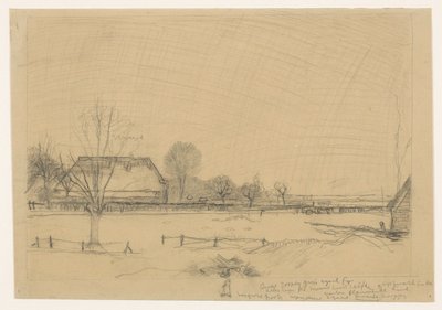 Vinterlandskab i Eerbeek af Jan Mankes