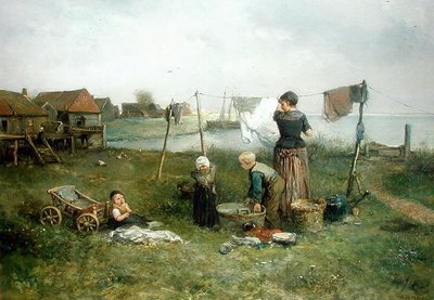 Ophængning af vasketøjet af Jan Mari Henri Ten Kate