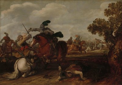 Et kavaleriangreb af Jan Martszen de Jonge