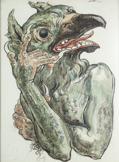 Djævelen med hovedet af en fugl af Jan Matejko