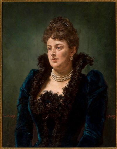 Portræt af Bona Ossowiecka af Jan Matejko