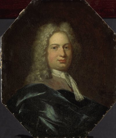 Portræt af Isaac Verburg, rektor for Latinskolen i Amsterdam af Jan Maurits Quinkhard