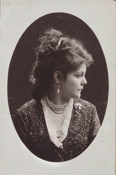 Portræt af pianist og komponist Sophie Menter 1846-1918, 1893. af Jan Mieczkowski