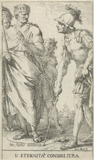 Popilius Laenas tegner en cirkel L