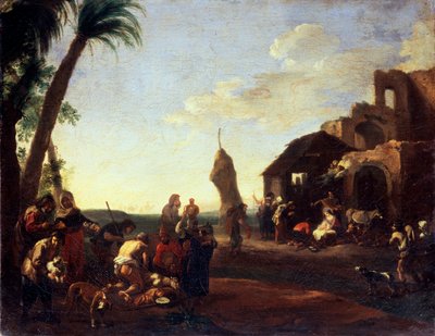 Tilbedelsen af Kristusbarnet, 1650