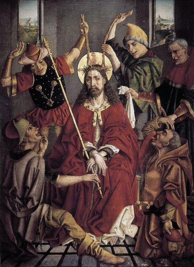 Ecce Homo. 1. halvdel af 1500-tallet (olie på træ) af Jan Mostaert