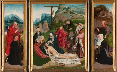 Triptykon med klagesangen af Jan Mostaert