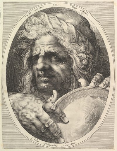 Chilon, lovgiver og filosof fra Sparta, ca. 1615. af Jan Muller