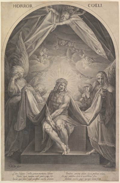 Kristus som en sorgens mand, ca. 1610. af Jan Muller