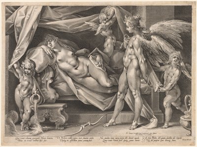 Amor og Psyche af Jan Muller