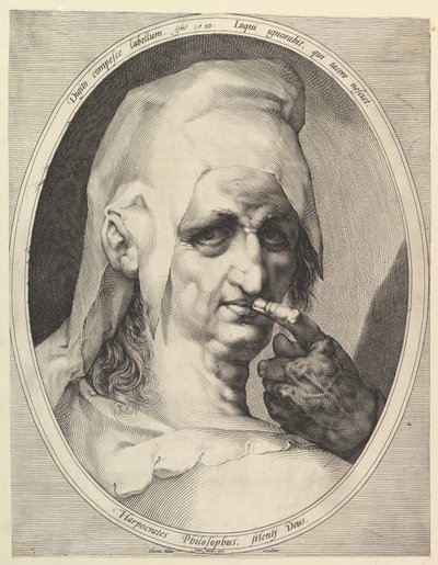 Harpokrates, filosof, ca. 1611. af Jan Muller