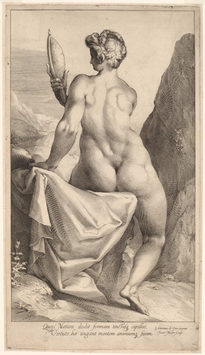 Forsigtighed af Jan Muller, after Adriaen de Vries