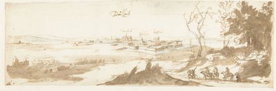 Udsigt over Doullens af Jan Peeters (I)