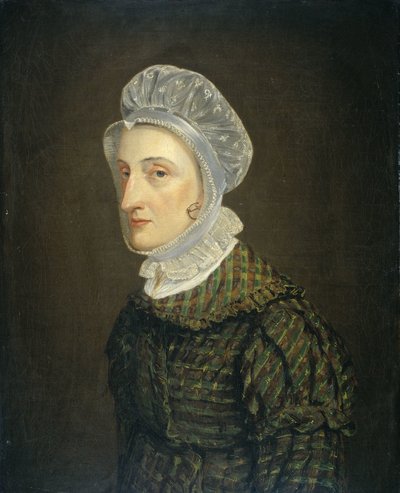 Portræt af Maria Petronella Mann, kone til Heinrich Gottfried Theodor Crone af Jan Philip Simon