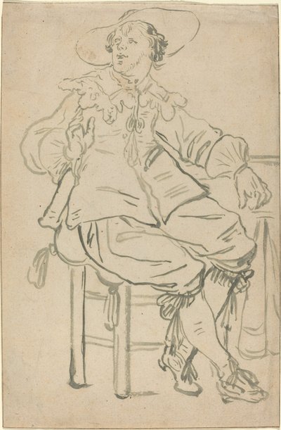 Siddende Cavalier af Jan Philipz van Bouckhorst