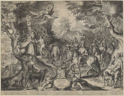 Allegori om blomstrende stat i de forenede provinser af Jan Pietersz Saenredam