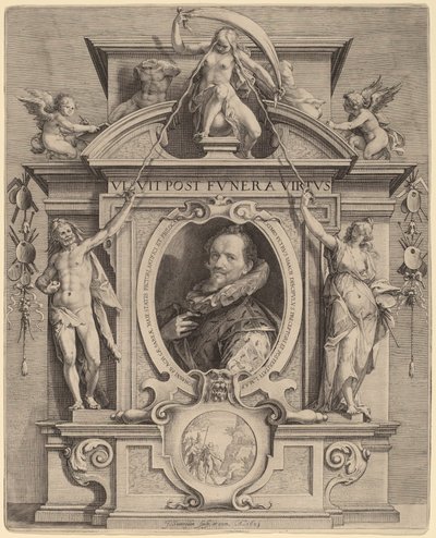 Hans van Aachen af Jan Pietersz Saenredam after Pieter Isaacz