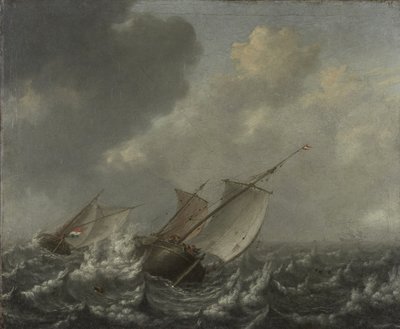 Fartøjer på et uroligt hav, 1620