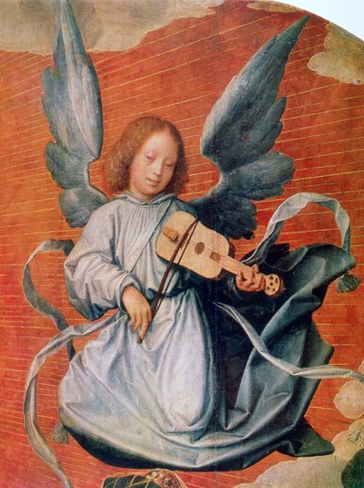 The Virgin in Glory, detaljer, 1524 af Jan Provoost