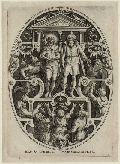 Ecce Homo, fra Kristi lidelseshistorie af Jan Sadeler I