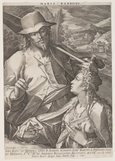 Noli me tangere af Jan Sadeler I