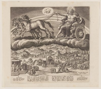 Solen, fra De syv planeter af Jan Sadeler I