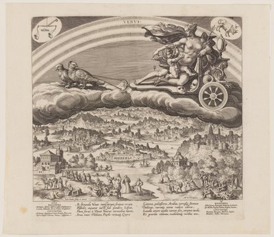 Venus, fra De syv planeter af Jan Sadeler I