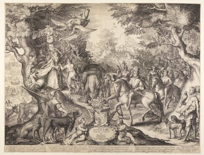 Allegori om den blomstrende tilstand i de forenede provinser af Jan Saenredam