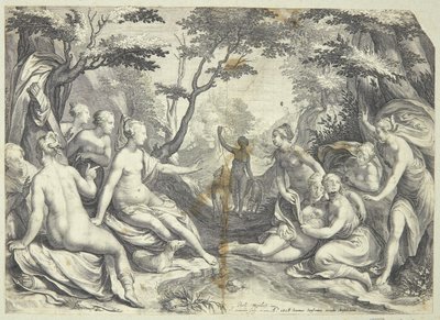 Diana og Callisto af Jan Saenredam