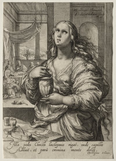 Heltinder i Det Nye Testamente: Maria Magdalena af Jan Saenredam