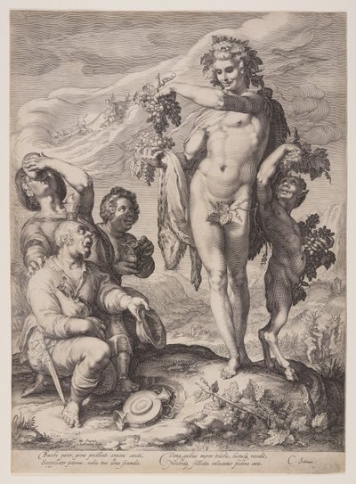 Hyldest til Bacchus af Jan Saenredam