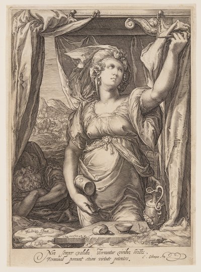 Jael og Sisera af Jan Saenredam