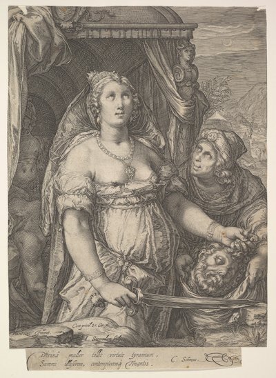 Judith og lederen af Holofernes, 15751607. af Jan Saenredam