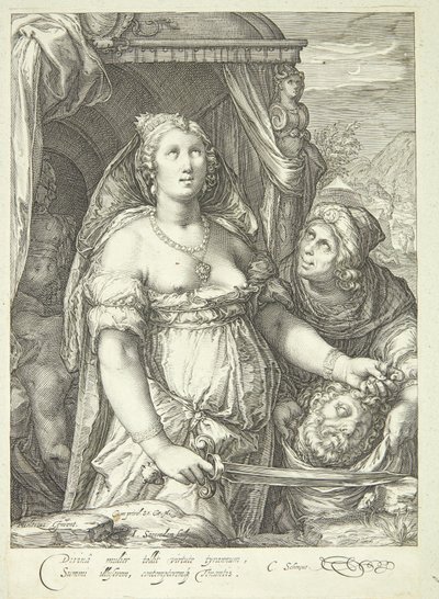 Judith med Holofernes hoved af Jan Saenredam