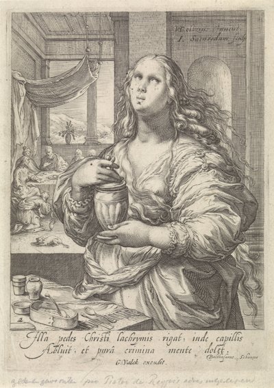 Maria Magdalene Berømte kvinder i Det Nye Testamente (serietitel) af Jan Saenredam