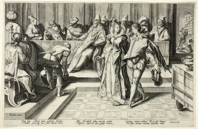 Salome danser før Herodes af Jan Saenredam