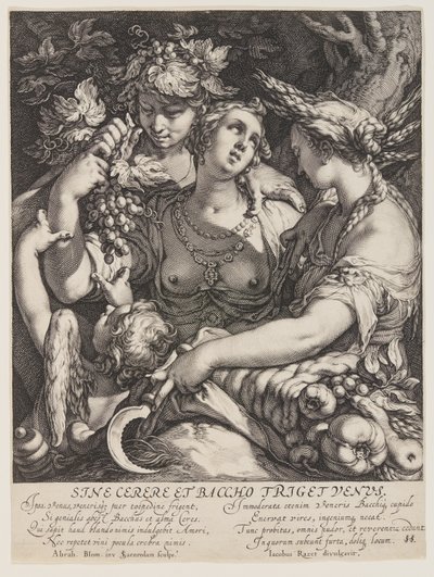 Sine Cerere et Baccho Friget Venus af Jan Saenredam
