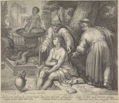 Susanna og de ældste af Jan Saenredam