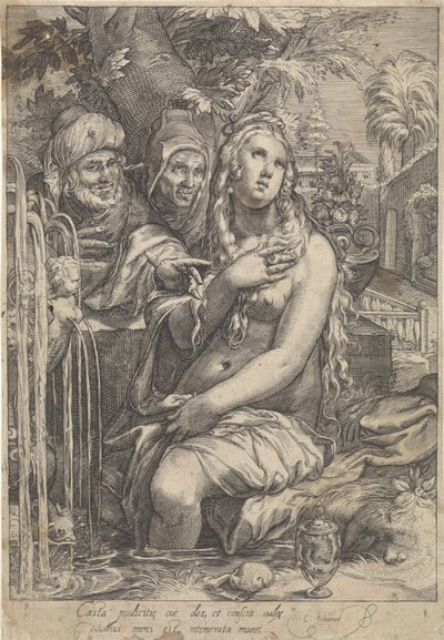 Susanna og de ældste af Jan Saenredam
