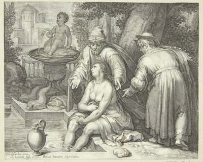 Susanna og de ældste af Jan Saenredam