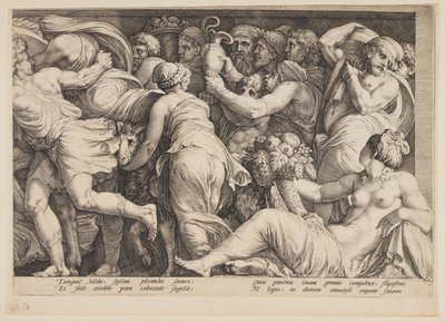 Afstraffelsen af Niobe (planche 8) af Jan Saenredam
