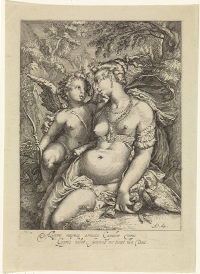 Venus forelsket af Jan Saenredam