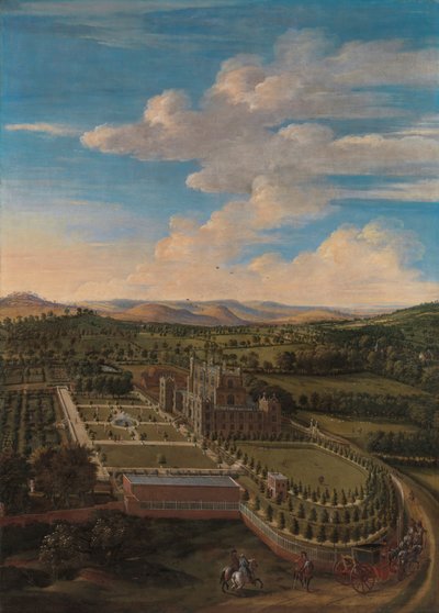 Wollaton Hall and Park, Nottinghamshire af Jan Siberechts