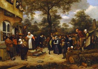 Ægteskaber i landsbyer af Jan Steen