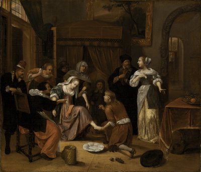 Lægens besøg af Jan Steen