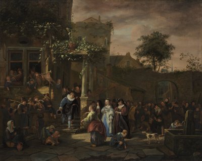 Landsbyens bryllup af Jan Steen